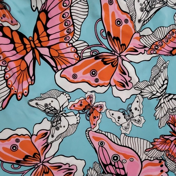 IDEOLOGY Cross knot front butterfly theme top XS - Picture 4 of 8